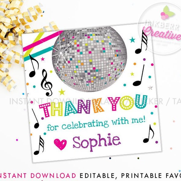 Dance Party Favors Etsy