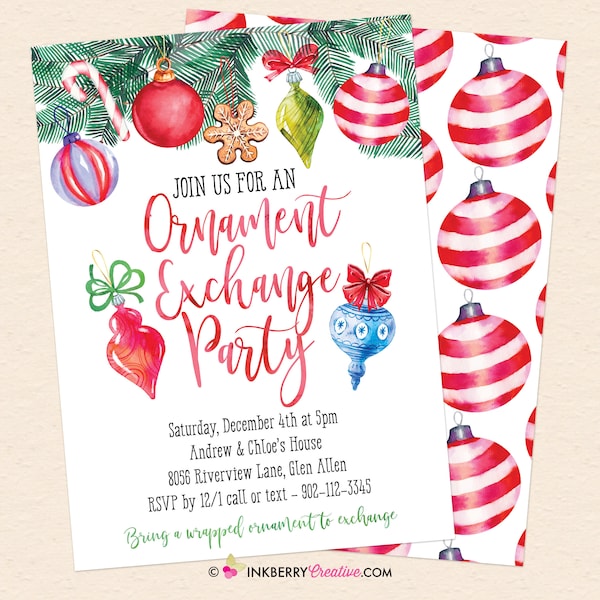 Ornament Exchange Etsy