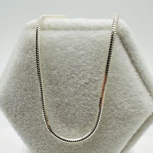 925 Sterling Silver 1.5mm Round Snake Chain - 16” 18” 20” 22” 24” Necklace for Men Woman Gift
