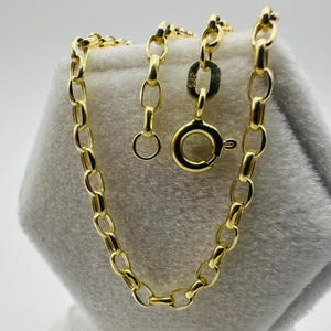 Cadena De Oro De 10 Quilates, 2,5 Mm, Corte De Diamante, Unisex
