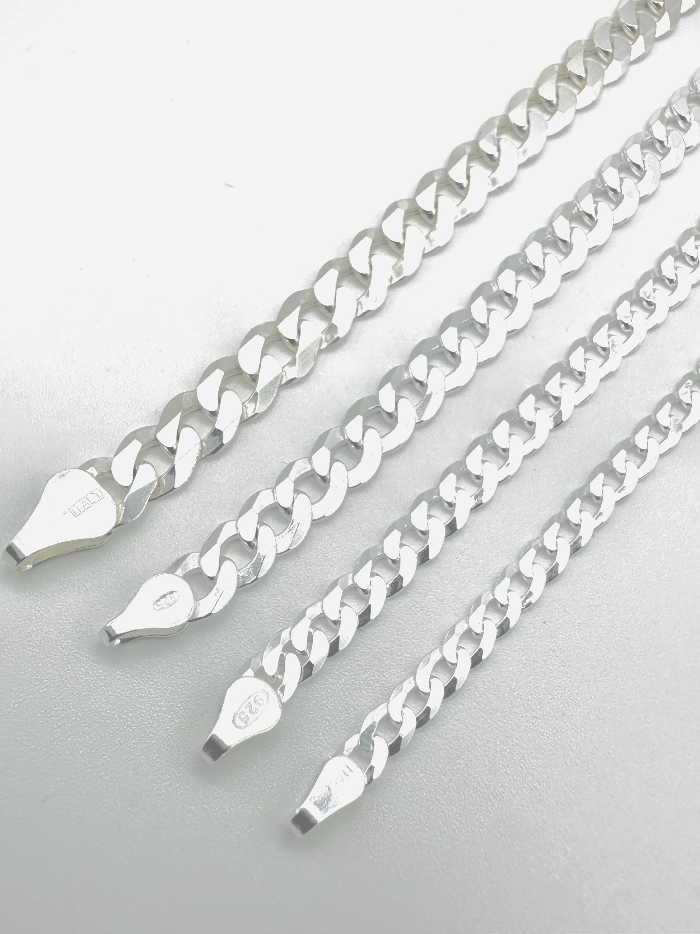 Sterling Silver 16 Inch Necklace With Bar Pendant - Rectangle, 925 Silver