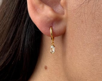 Boucles D'oreilles Pendantes Victoriennes En Or Rose 18k - Dormeuses, Goutte Et Ciselures - Circa 1880