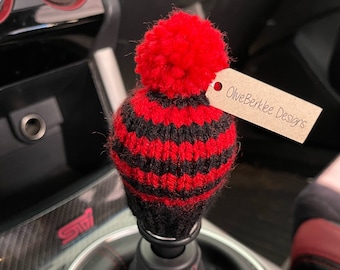 Gear Shift Knit Hat, Shift Knob Cover, Shift Knob Cozy, Shift Knob Knit Beanie