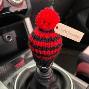 Gear Shift Knit Hat, Shift Knob Cover, Shift Knob Cozy, Shift Knob Knit Beanie