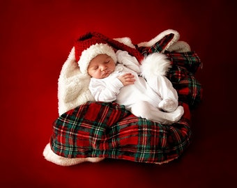 Newborn Christmas Santa Stocking (Newborn)