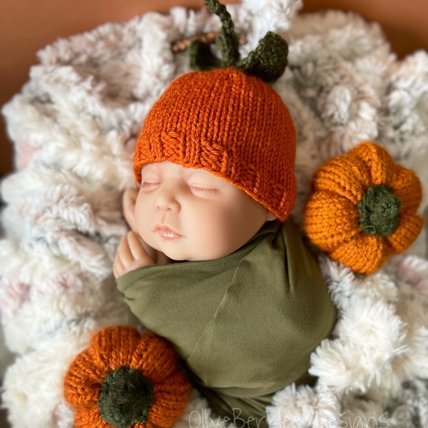 Newborn Pumpkin Hat Etsy