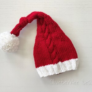 Cable Knit Knot Santa Stocking image 3