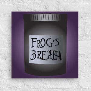 Stampa su tela &quot;Respiro di rane&quot;