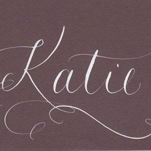 Custom calligraphy sign image 2