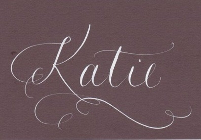 Custom calligraphy sign image 2