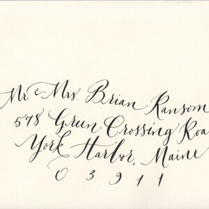 calligraphy for wedding envelopes addressing