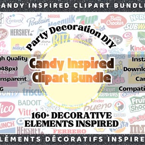 Paquete de más de 160 logotipos de marcas populares | PNG transparente | Descarga instantánea | Logotipos famosos para diseño, empaquetado y proyectos creativos