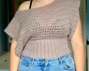 Crochet Off Shoulder Top Pattern PDF | Women XS-5XL | Beginner Friendly Summer Top | Digital Download