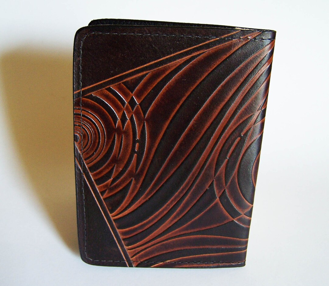 Leather Topstub Checkbook Cover Leather Check Book Holder Etsy