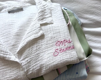 Custom listing for Amy | 6 personalised embroidered shirt cuffs