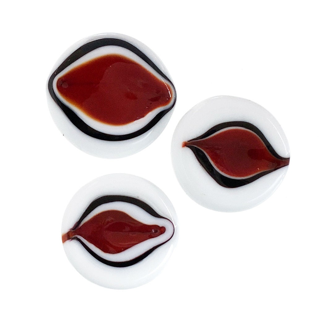 3 perillas de gabinete de vidrio veneciano hechoa a mano para | Etsy