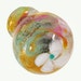 Handmade Venetian Glass Cabinet Knobs for Furniture, Kitchen and Baths, Flowers- Pinks, Greens, Yellows - Lampwork Technique