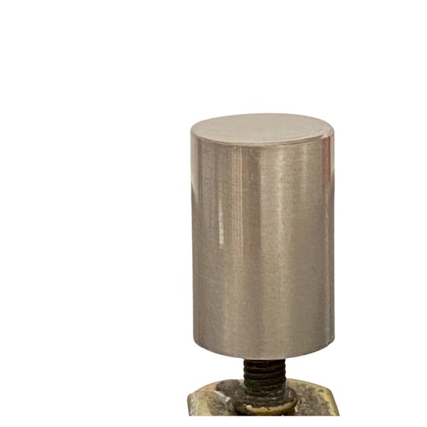 Heavy Brushed Nickel Lamp Finial