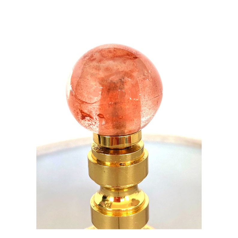 Finials for Lamp Copper Glass Lamp Finial Brass Etsy