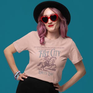 Loretta Lynn Vintage Fist City Country Cowgirl Wester Aesthetic Unisex Jersey Short Sleeve Tee