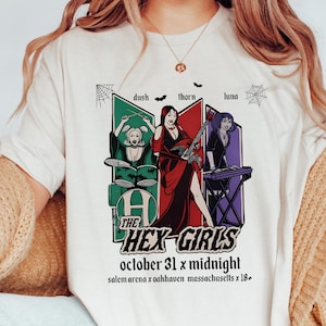 The Hex Girls Rock Band Halloween T-Shirt, The Hex Girls Lover Gift T shirt, Halloween 90s Nostalgia Tee T-Shirt, Spooky Season Shirts