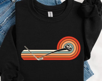 Retro Hockey Sweatshirt, Hockey Season Sweatshirt, Hockey Fan Sweater, Game Day Hockey Sweater, Ice Hockey Sweatshirt, Gift for Hockey Lover