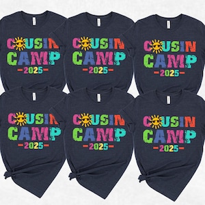 Matching Cousin Crew Shirt, Cousin Summer Camp Shirts, Cousin Camp 2025 Shirt, Cousin Crew 2025, Family Reunion T Shirt, Family Camp T Shirt