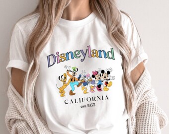 Disneyland Mickey and Friends Shirt, Disneyworld Shirt, Disney Trip Shirt, Disney Epcot Tour Shirt, Disney California Shirt
