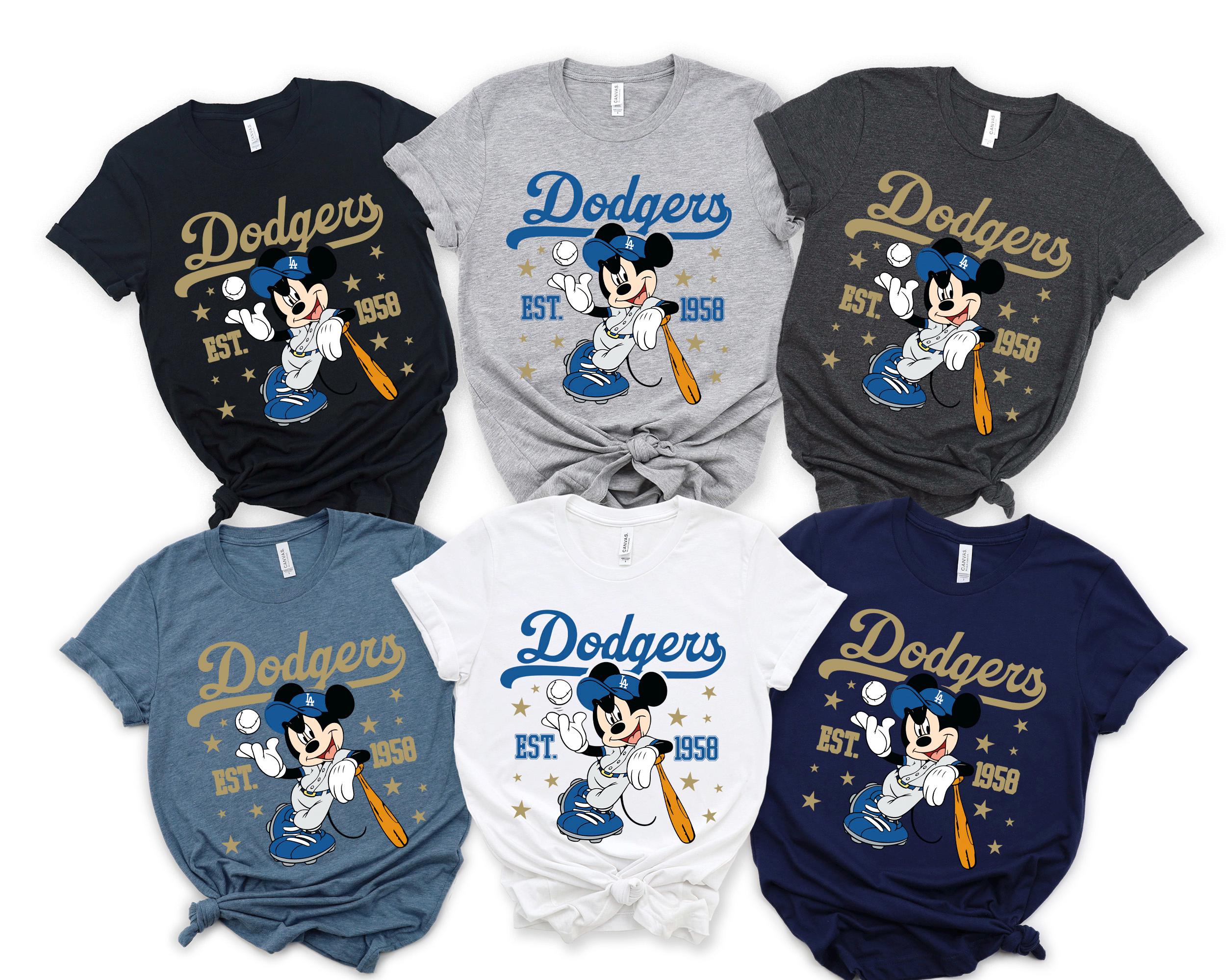 Disney Mickey Mouse 1958 Baseball Shirt, Mickey Baseball Shirt, Disney Sport Shirt, Disney Mickey Baseball Team Shirt, Baseball Lover Shirt