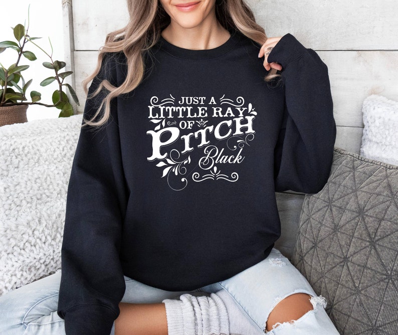 814) Just a little ray of pitch black Sweatshirt main image 1