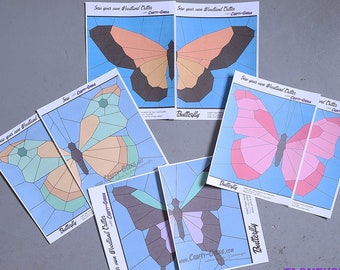 Butterfly EPP Sewing Pattern Set