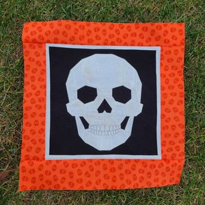 Skull EPP English Paper Piecing Sewing Pattern zdjęcie 2