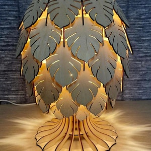 Bureaulamp, slaapkamer nachtlampje, 3 mm & 4 mm-bestand, svg dxf cdr pdf