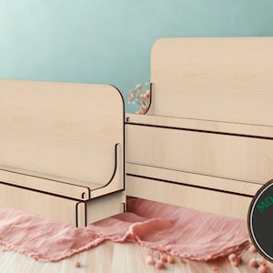 Lasergesneden bestand Craft Stand Display, SVG-lasersnijbestand