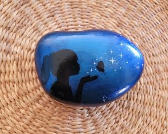 Personalized gravestone for a girl/baby star/memorial stone/cemetery decoration/grave object/souvenir