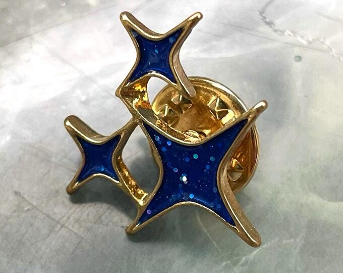 Triple Star Enamel Pin | Cute Gift Idea REF1084 - Etsy