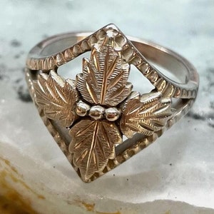 Four Leaf Clover Vintage Sterling Silver (.925) Ring | Size 8 | REF1163