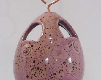 Purple Bird Feeder