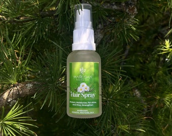 Natürliches Haarwachstumsserum mit Keratin und Seidenproteeinen - Feuchtigkeitsspendendes Haarspray - Pflanzliches Haartonikum - Stärkendes und regenerierendes Serum