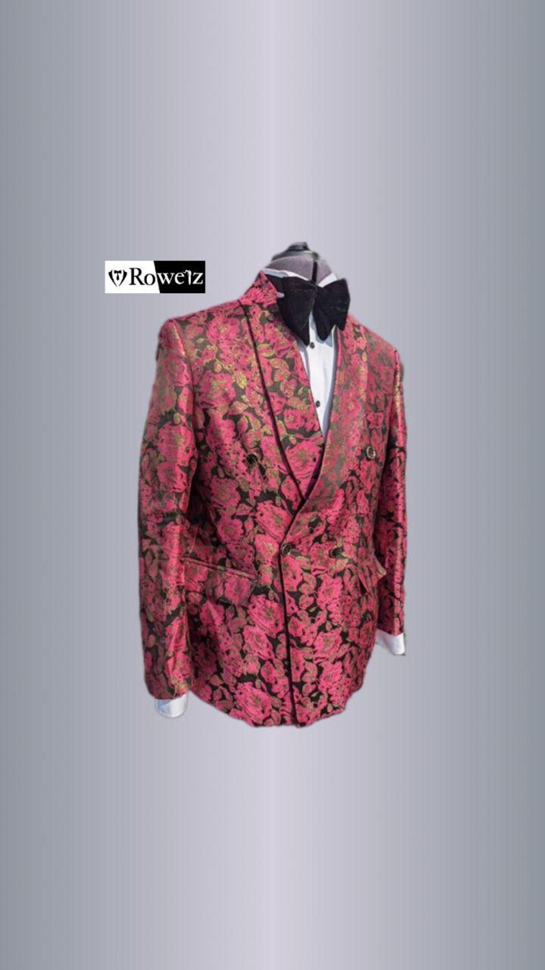 Small Patterned Suits Bold Patterned Suit - Etsy