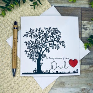Carte de condoléances pour papa, soutien pour le deuil, réconfort et guérison sincères, carte de condoléances pour la perte d'un père, fait main 107