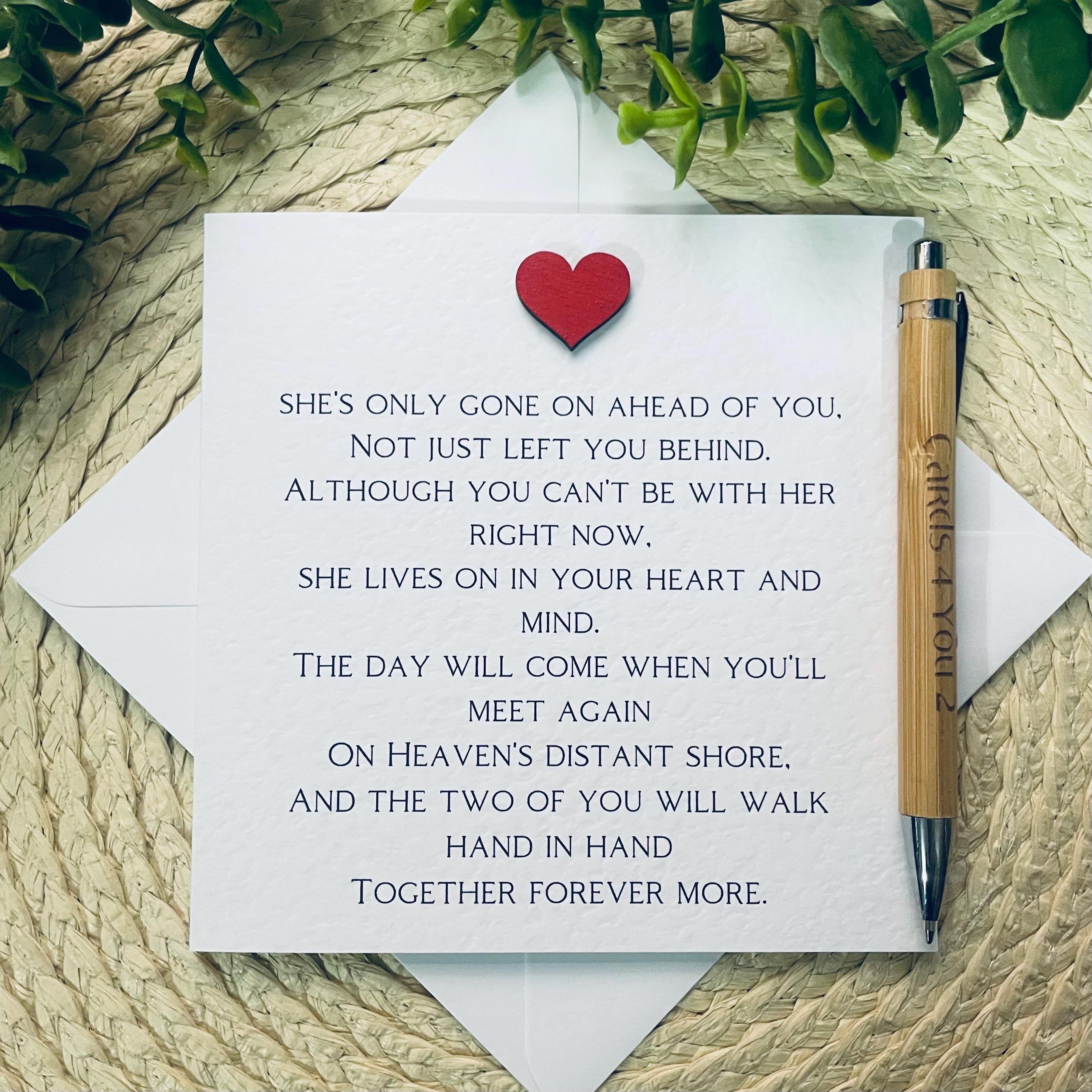 Sympathy Card, Condolence Card, Bereavement Card, Sorry for Your Loss ...