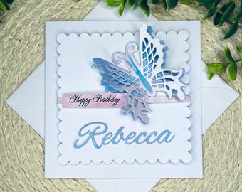 Mum Birthday Card, Sister Birthday Card, Daughter Card, Keepsake Card, Personalised Card, Luxury Birthday Card, 3d Card, handmade special