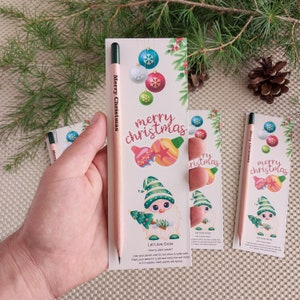 Matita con semi piantabili, bomboniere natalizie. Matita con semi personalizzata con semi di fiori. Bomboniere per feste di Natale. Matita con nome Save the date.