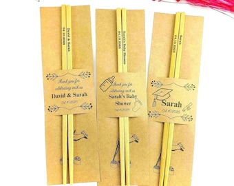Palillos de bambú personalizados, obsequios para invitados de boda, palillos al por mayor, palillos grabados a medida, soporte para palillos, obsequios para fiestas asiáticas.