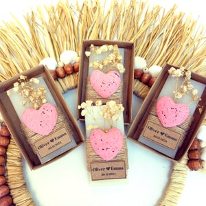 Bomboniere per gli ospiti, saponi profumati fatti a mano con carta piantabile, bomboniere rustiche con sapone alla lavanda, bomboniere per baby shower, bomboniere per addio al nubilato