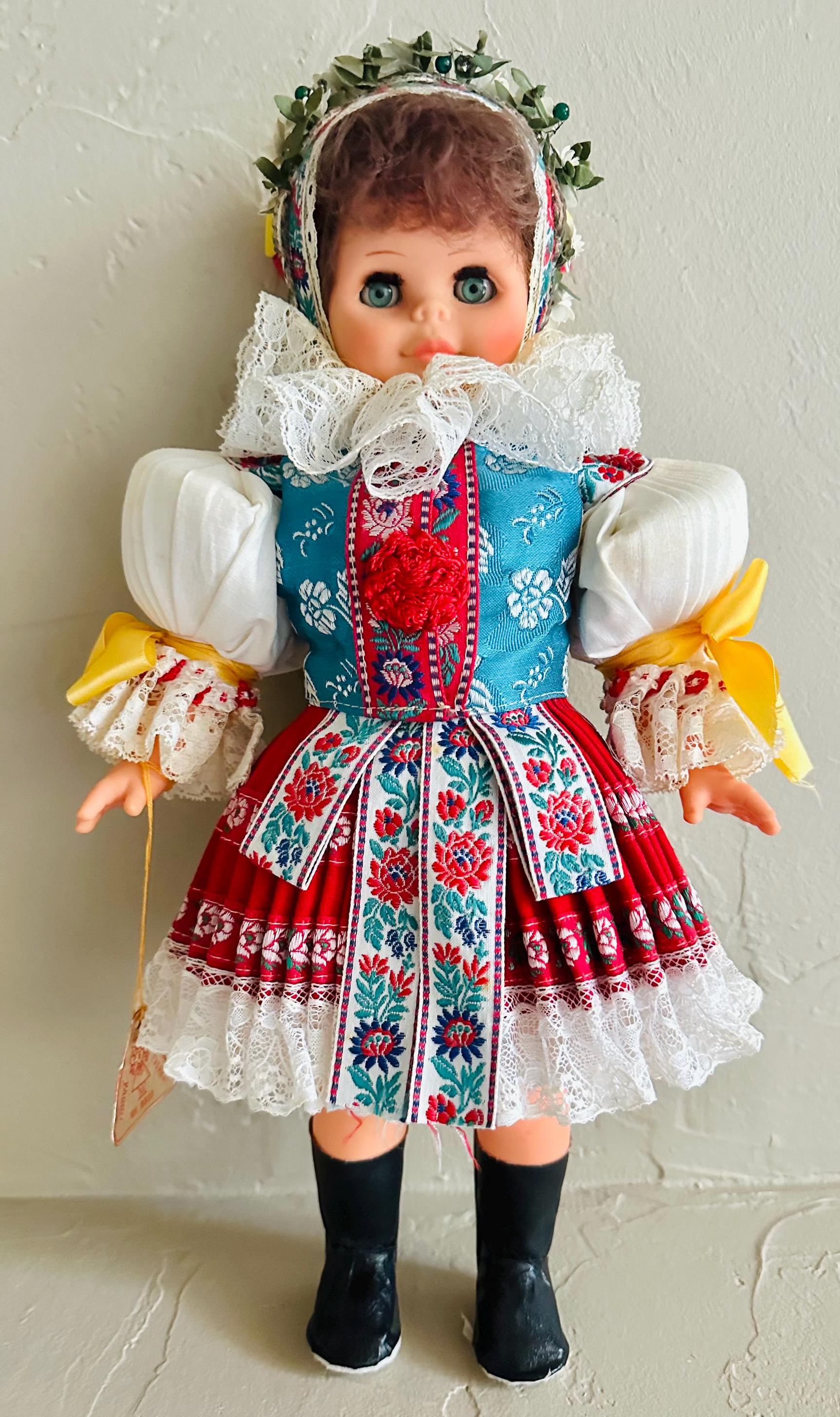 Antique Moravian Kroj Doll Lidova Tvorba From Czechoslovakia - Etsy