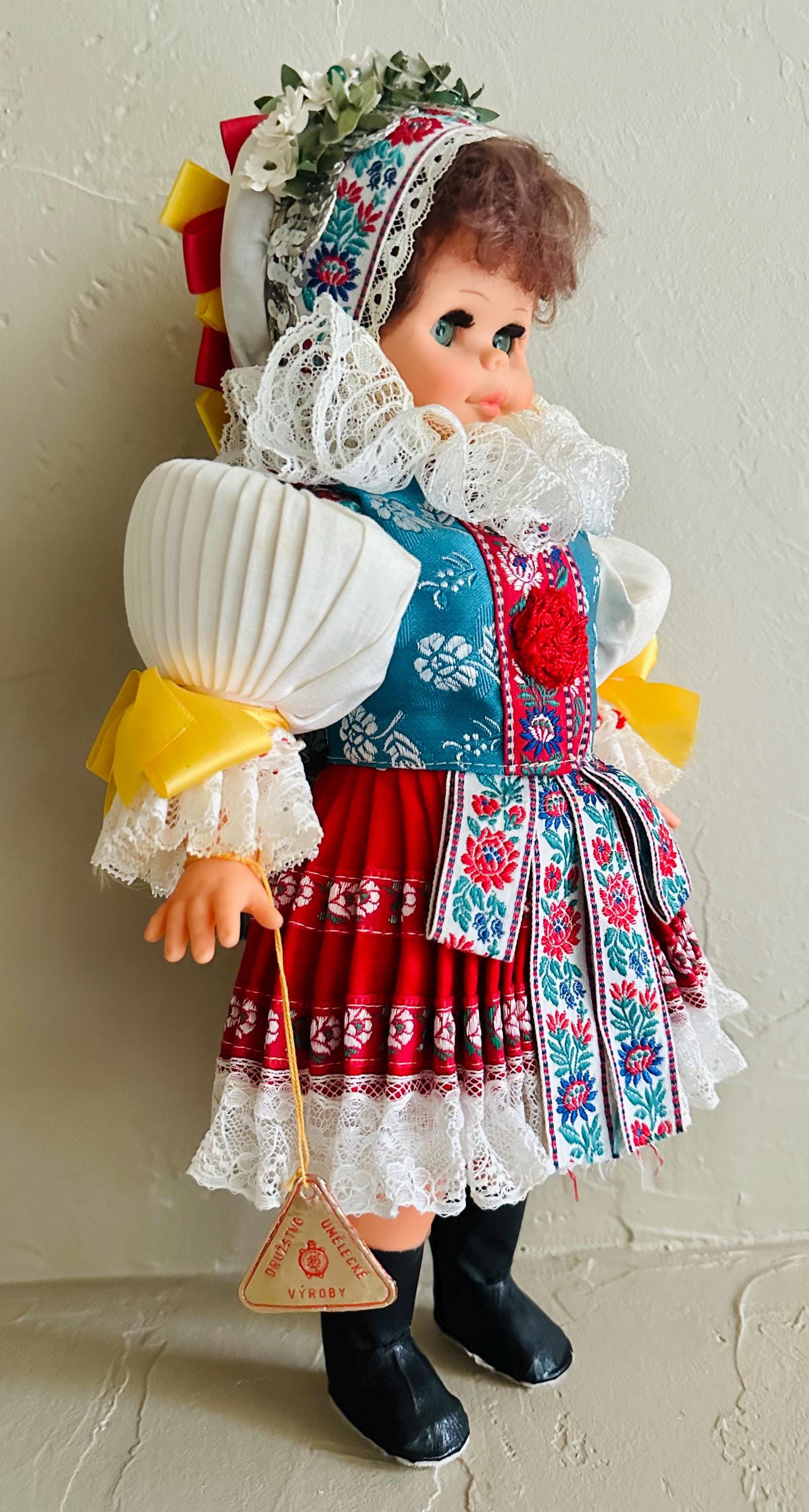 Antique Moravian Kroj Doll Lidova Tvorba From Czechoslovakia - Etsy