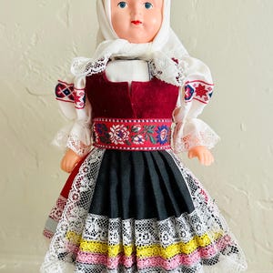 Antique Slovak Kroj Doll Lidova Tvorba from Czechoslovakia
