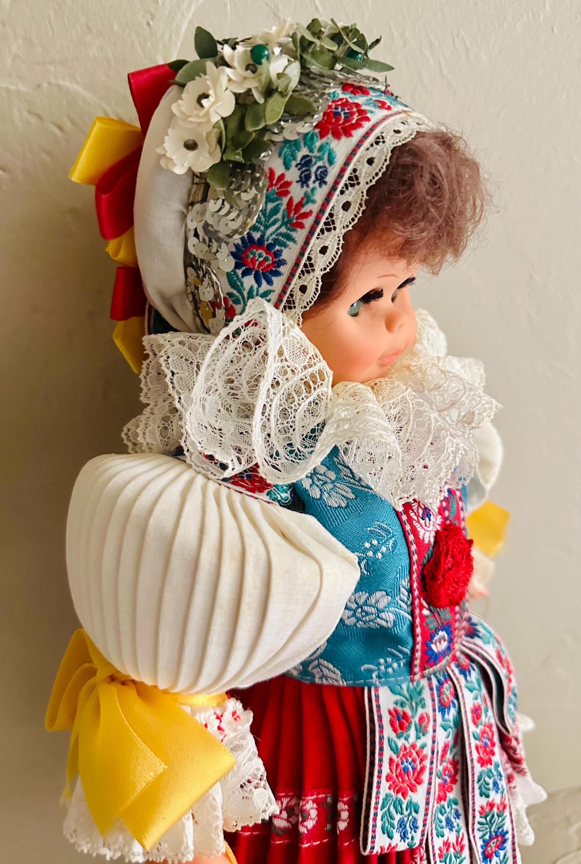 Antique Moravian Kroj Doll Lidova Tvorba From Czechoslovakia - Etsy